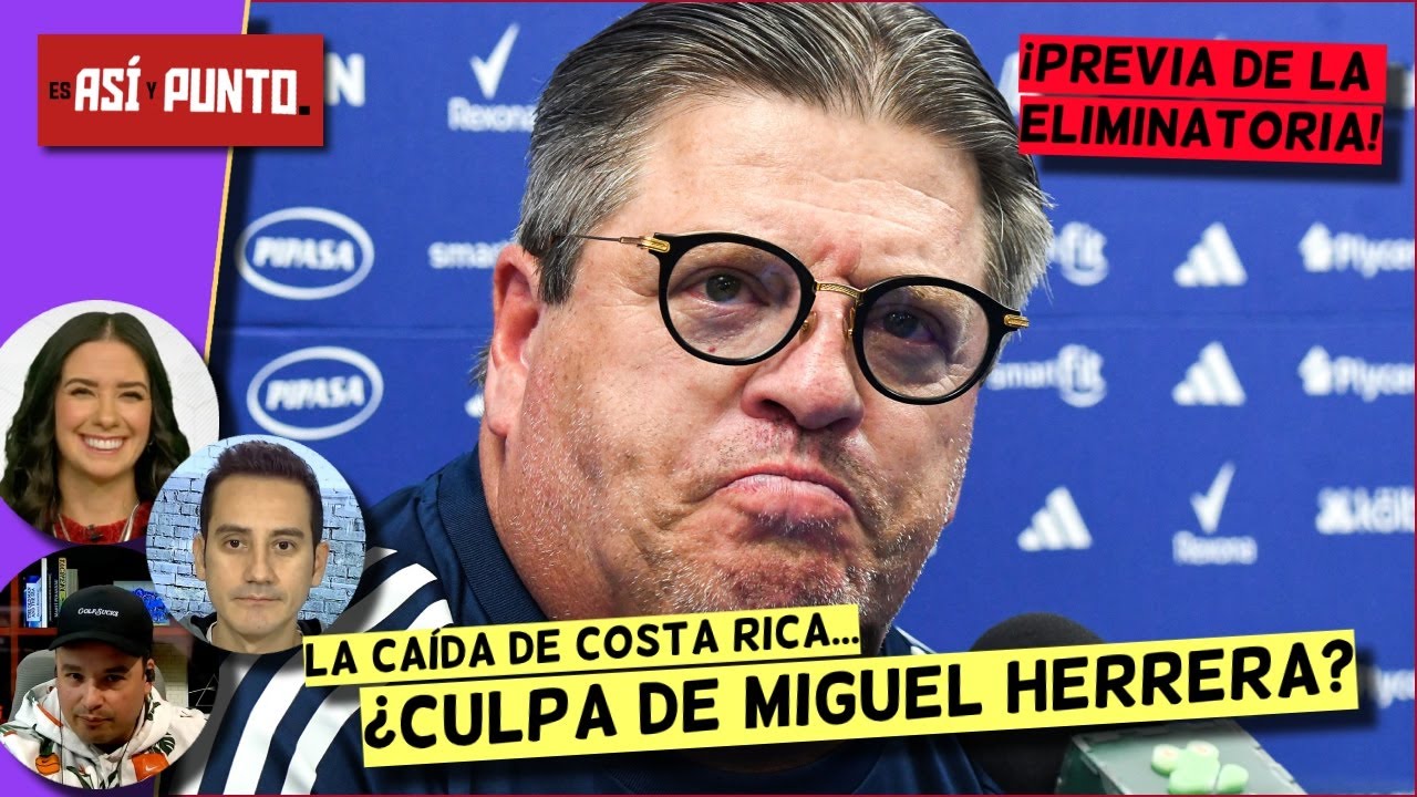 ELIMINATORIAS de CONCACAF: A Costa Rica se le puede CERRAR la puerta del MUNDIAL | Es Así y Punto