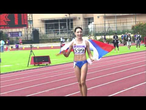 Women's 100m Hurdles Final - Athletics - Singapore 2010 Youth Games