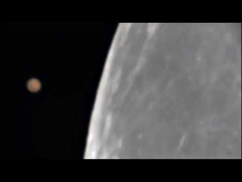 mars occultation by moon 2022 12 07