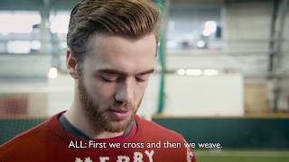 Arsenal Team Cross And Weave