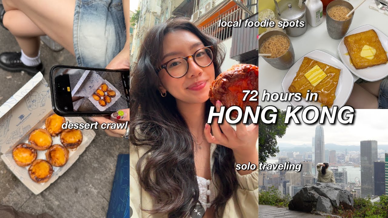 3 days ALONE in hong kong 🇭🇰 every thing i ate, things to do & exploring a NEW city
