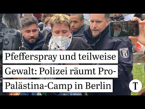 Freie Universität Berlin: Polizei räumt Zeltcamp an der FU – Uni stellt Lehrbetrieb teilweise ein