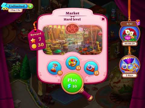 Manor Matters - Hall - Day 5 - Level 11 - Hard Level - Fly High Streak - FULL STORY - CaroGamesNL