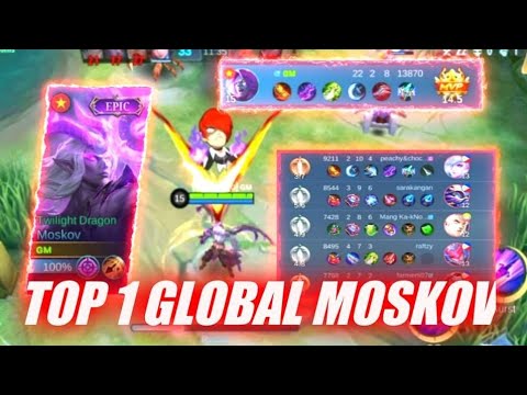 MOSKOV FULL CRITICAL DAMAGE GOLD LANE BEST BUILD TOP 1 GLOBAL MOSKOV BEST BUILD 2022