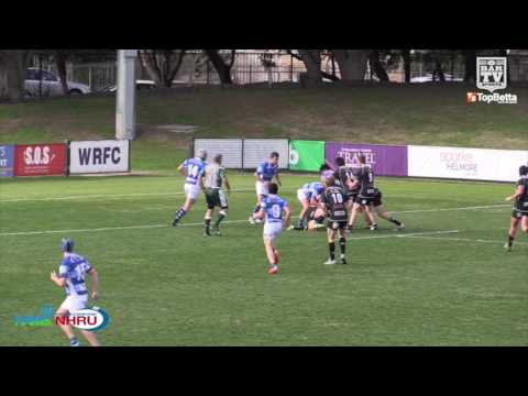 2016 NHRU Round 14 - Premier 2 Highlights - Wanderers v Maitland