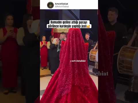 Kardeş jesti#jest #gelin #gelindamat #kardeşlerim #gelinlik #düğün #para #parati #yatırım #dance