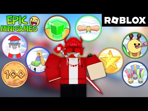How To Obtain Every Permanent Badge In Roblox Epic Minigames!