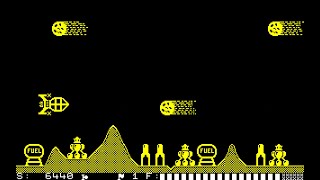 Sharp MZ-800 Game: Scramjet (1983) MZ-700 mode