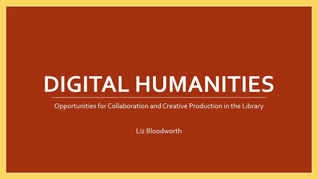 Digital Humanities Video Explainer