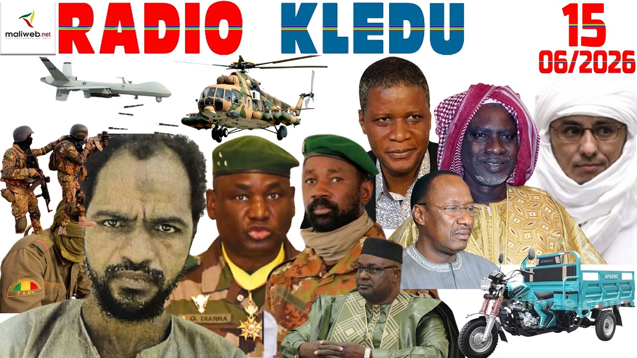 La Revue de Presse de la RADIO KLEDU du 15 Juin 2026