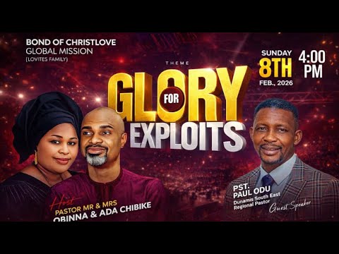 WELCOME TO GLORY FOR EXPLOITS – ROUND OFF.