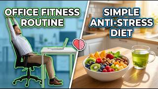 Office Fitness Routine Combined with Simple Anti Stress Diet