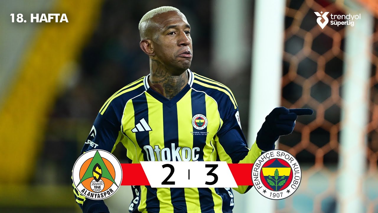 Alanyaspor vs Fenerbahçe Highlights