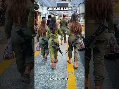 Market in Jerusalem Israel. ❤️#israele  #travel #israel  #jerusalem #military #newsong #army