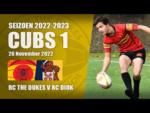 RC The Dukes Cubs 1 V RC Diok - 26 Nov 2022 | Rugby U14