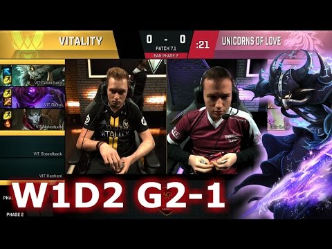 UOL vs Vitality | Game 1 S7 EU LCS Spring 2017 Week 1 Day 2 | UOL vs VIT G1 W1D2
