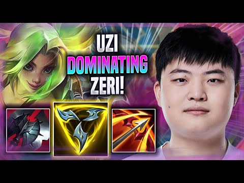 UZI DOMINATING WITH ZERI! - BLG Uzi Plays Zeri ADC vs Jinx! | Season 2022