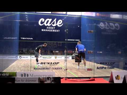 PSA Case Swedish Open Final 2013 Nick Matthew vs. Gregory Gaultier Part 1/4