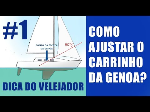 DICA DO VELEJADOR #1 - Como ajustar o carrinho da genoa.