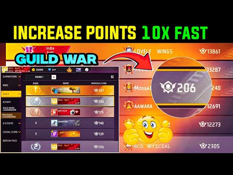 Guild war 10 X Speed Point Kaise Kare? 🤔 Guildford War Me India Top Kaise Kare? 🤯