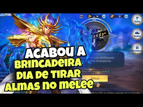 Jogando Sério PvP Melee Mundo Subquático Até Conseguir 06 Wins - Saint Seiya Awakening