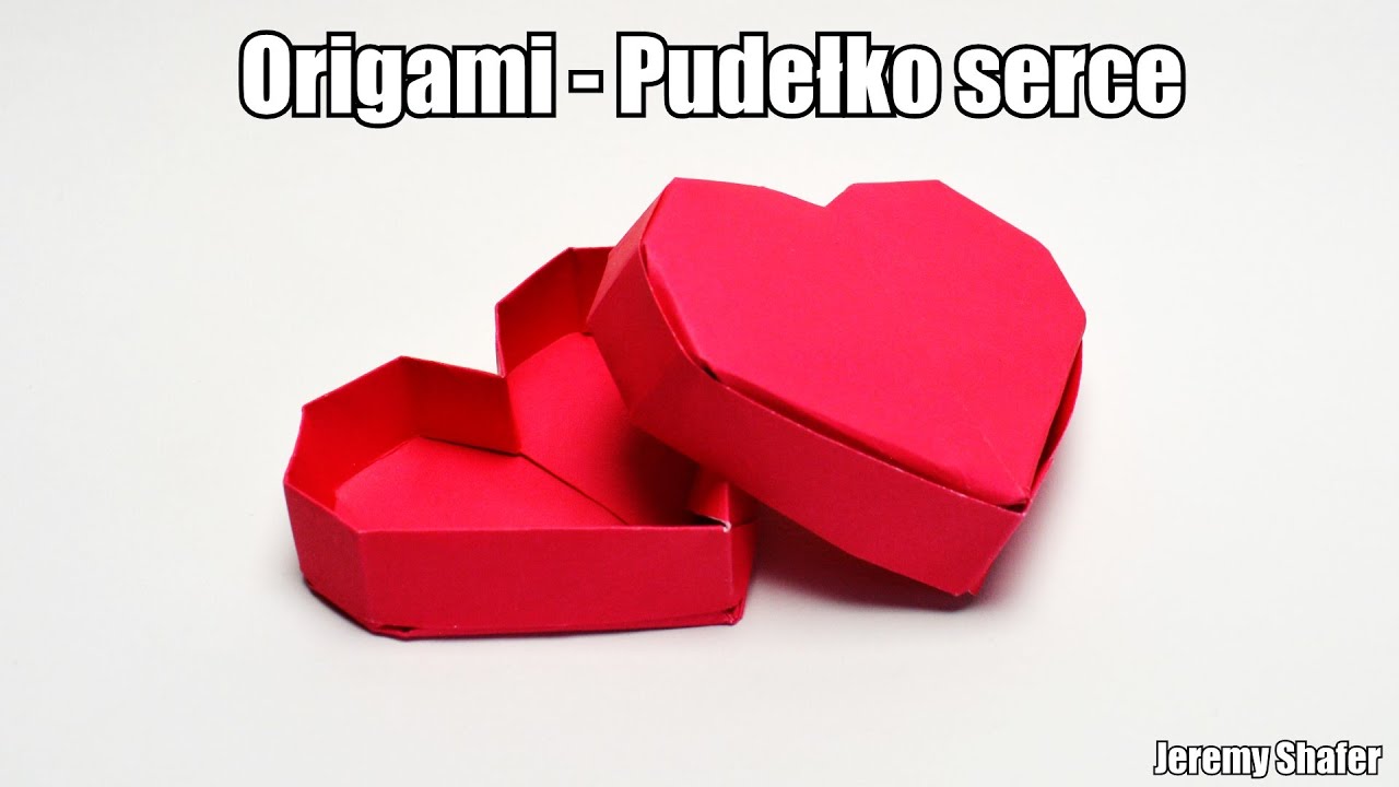 Origami - Pudełko serce (Walentynki 2021)