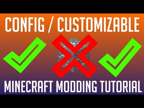 Harry Talks - Config File / Customizable Values  - Minecraft Modding Tutorial for MC 1.14/1.14.3