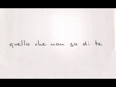 Luca Madonia - Quello che non so di te  (feat. Franco Battiato)