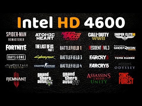 Intel HD Graphics 4600 : 40 Games Tested in 2023 | HD 4600 Gaming