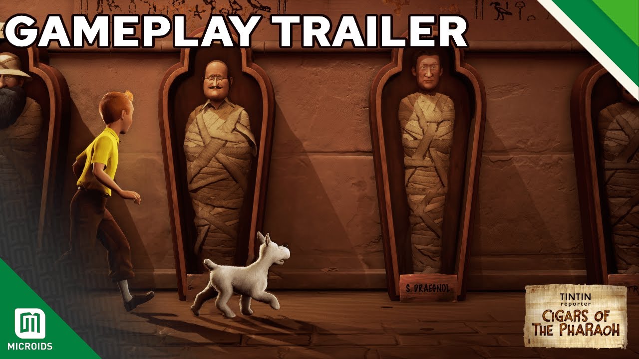 Обложка видео Геймплейный трейлер Tintin Reporter: Cigars of the Pharaoh