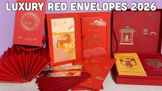 Luxury Red Envelopes🧧2026: Dior Red Envelopes, Cartier, BVLGARI, Van Cleef & Arpels, & Harry Winston