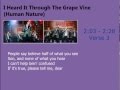 Human Nature - I Heard It Through The Grape Vine