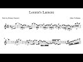 Lonnie's Lament / Kenny Garrett solo Transcription