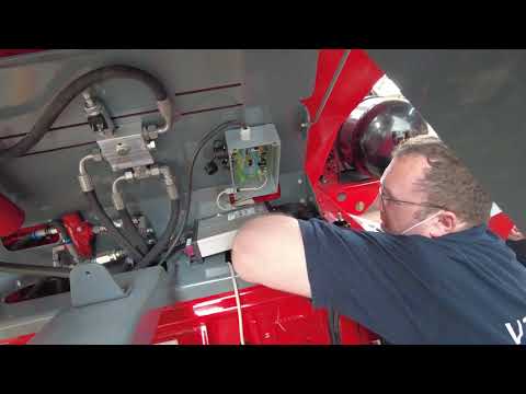 UNIA RCW rozsiewacz nawozowy - zakładamy Isobus