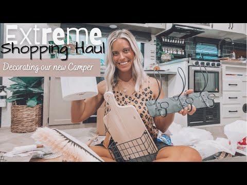 EXTREME SHOPPING HAUL | OUR NEW CAMPER DECOR