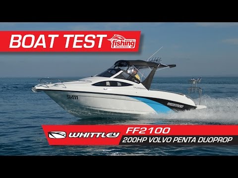 Whittley FF2100 with 200HP Volvo Penta DuoProp