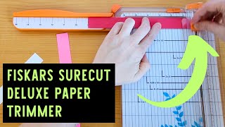 Fiskars SureCut Deluxe Paper Trimmer Is Great For Crafting