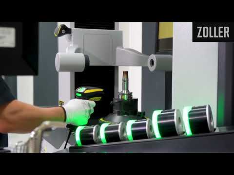 ZOLLER »redomatic 600« – Presetting and measuring machine with integrated tool heat shrink system