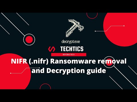 NIFR Ransomware | (.nifr) Extension | Virus Removal and Decryption Guide | STOP/DJVU Ransom