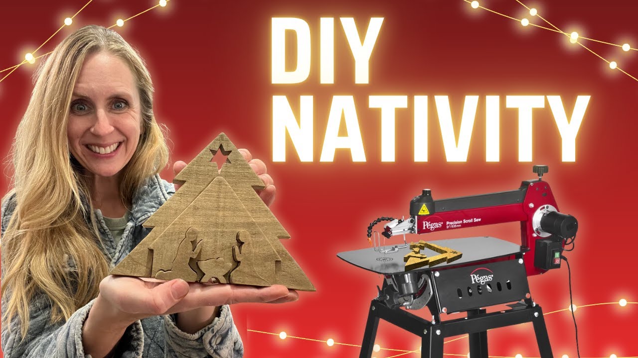 Scroll Saw Nativity Pattern Tutorial | Holiday Woodworking Project