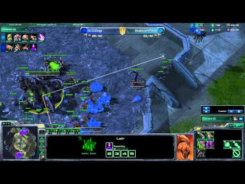 SCDZingy (Z) vs bbaboomPrime (Z) 1/2 - Starcraft 2 Pro Game