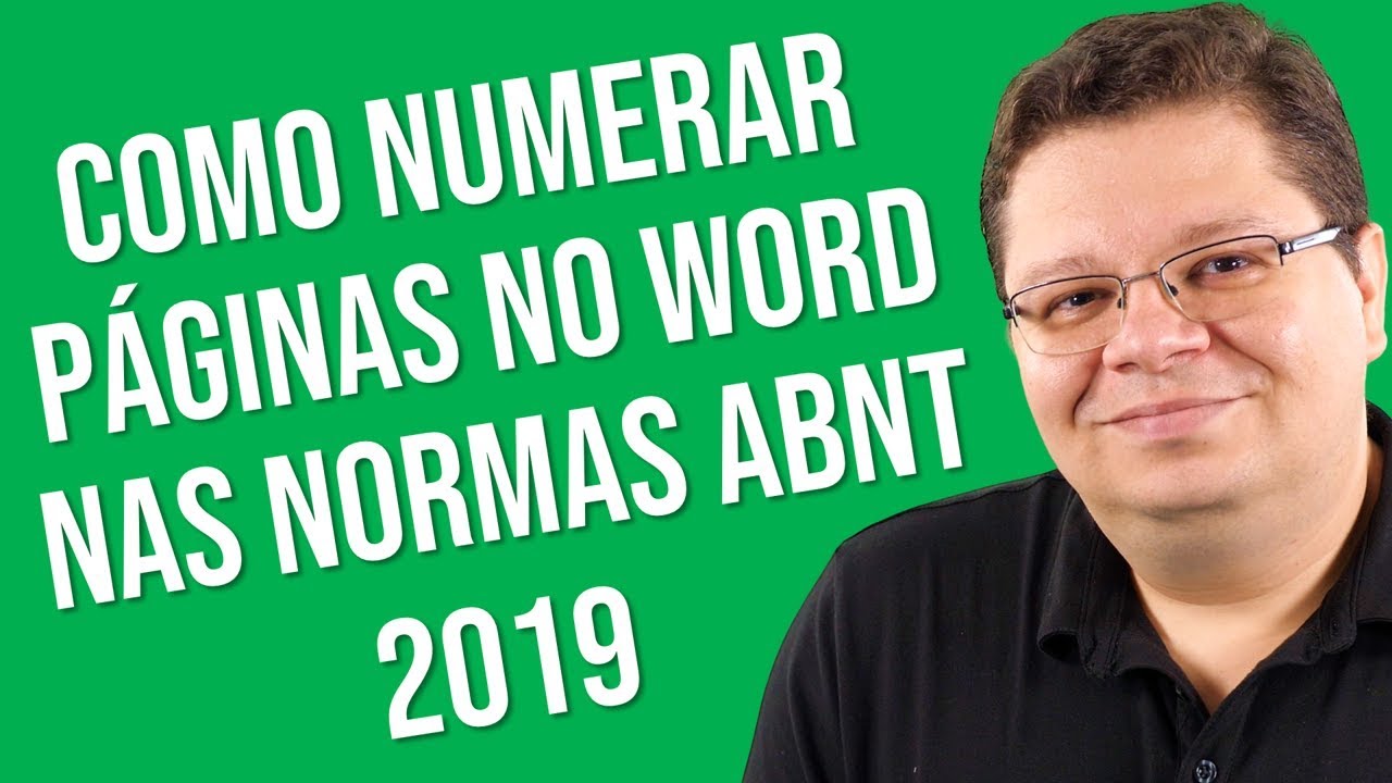 Como numerar paginas no word para o seu TCC nas normas ABNT (a partir da introdução)