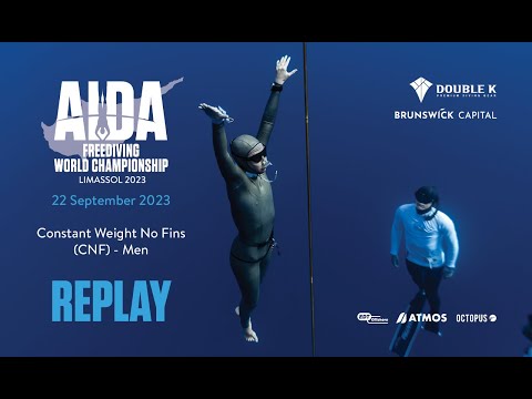 AIDA Depth World Championship Limassol 2023 - Constant Weight No Fins (CNF) - Men