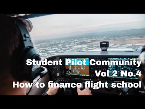 How To Finance Flight School.  How To Pay For Flying Lessons.
