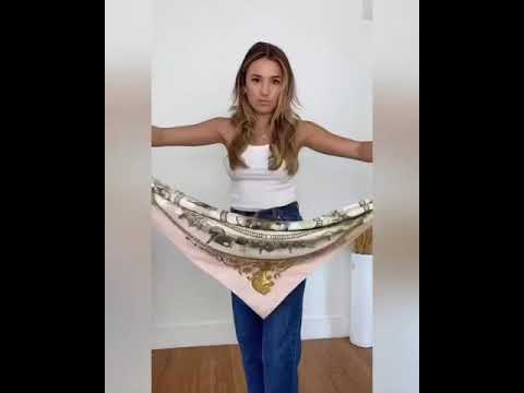 HOW TO TIE AN HERMÈS SCARF 14 WAYS