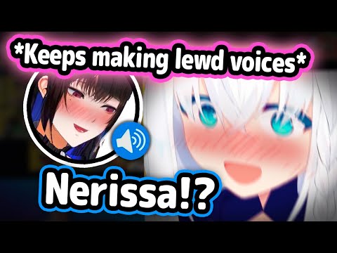 Fubuki and Nerissa Get Left Alone In VC Together and She Cant Handle Nerissa's Lewd Noises【Hololive】