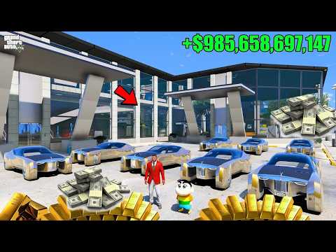 Franklin Touch Anything Become Diamond & Gold in GTA 5 | SUMIT OP