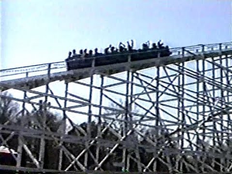 On-ride point of view of Cannon Ball