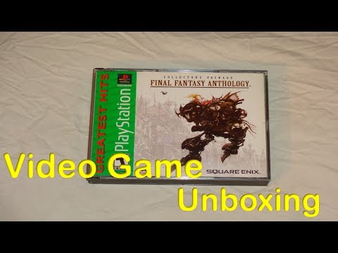 Final Fantasy Anthology -  Video Game Unboxing