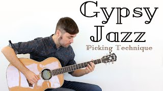 Gypsy Jazz - Técnica de Barridos - Picking Technique - Django Reinhardt